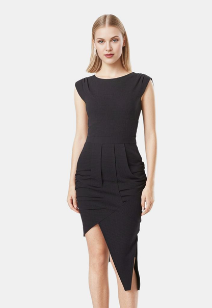 ANDRESSA - ASYMMETRICAL ELEGANCE DRESS