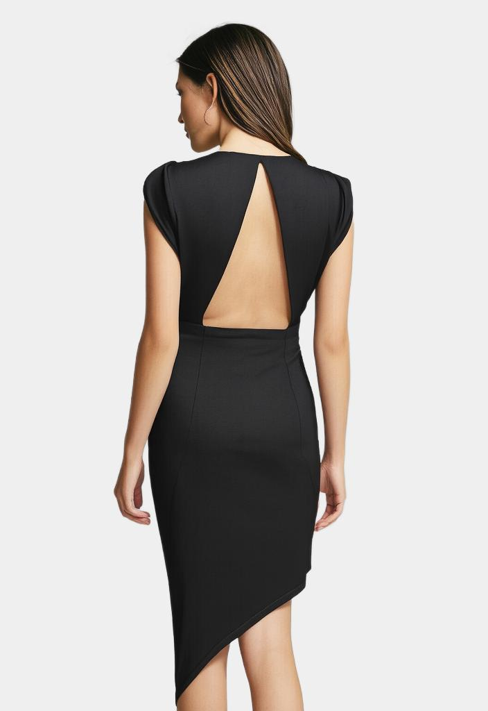 ANDRESSA - ASYMMETRICAL ELEGANCE DRESS