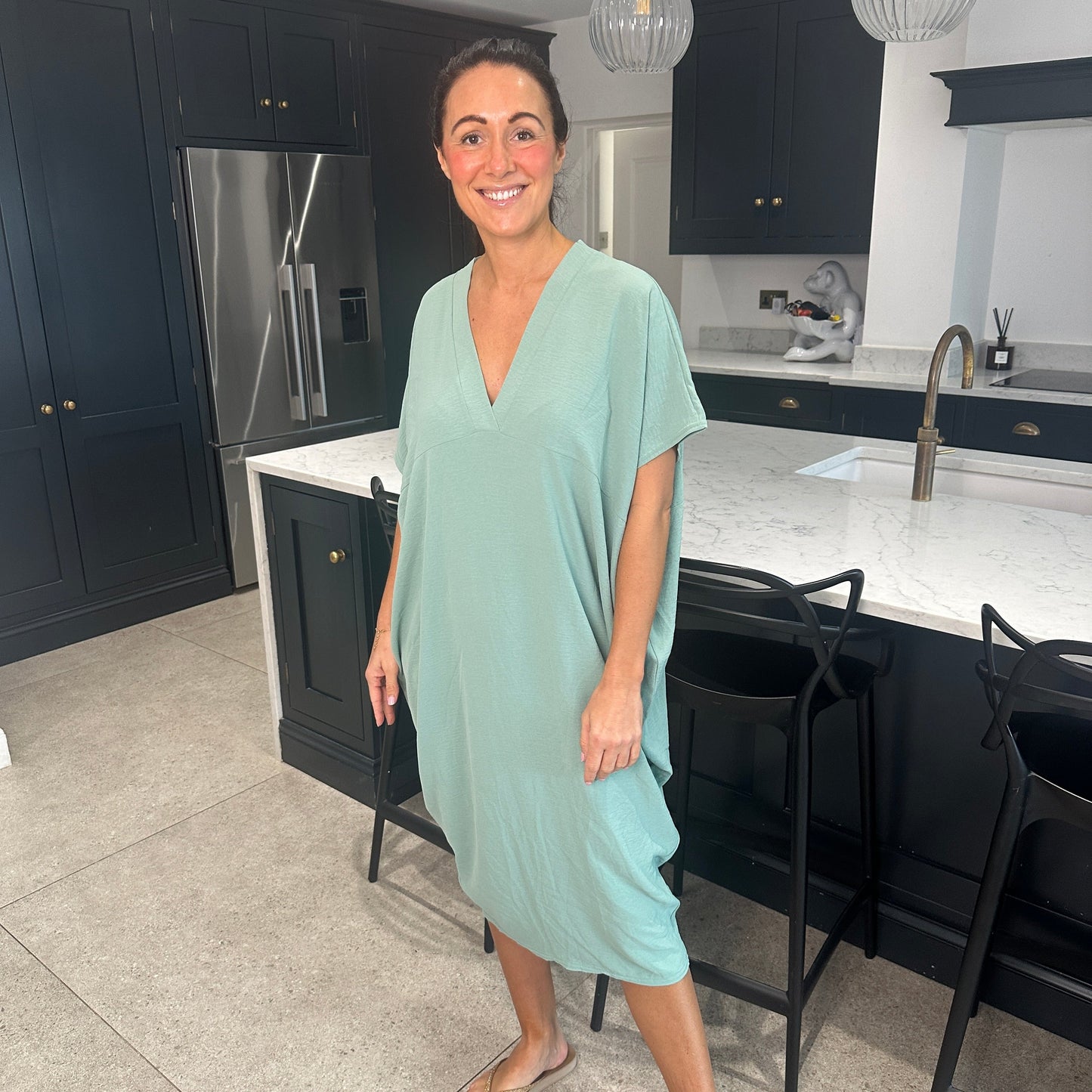 TANYA - V-NECK MAXI DRESS