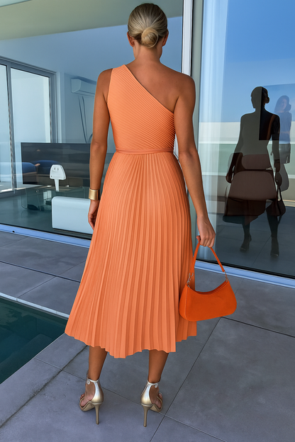 ARIANA – ASSYMETRICAL DRAPED DRESS