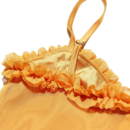 MILAINE - RUFFLE FRONT AND SILHOUETTE DRESS