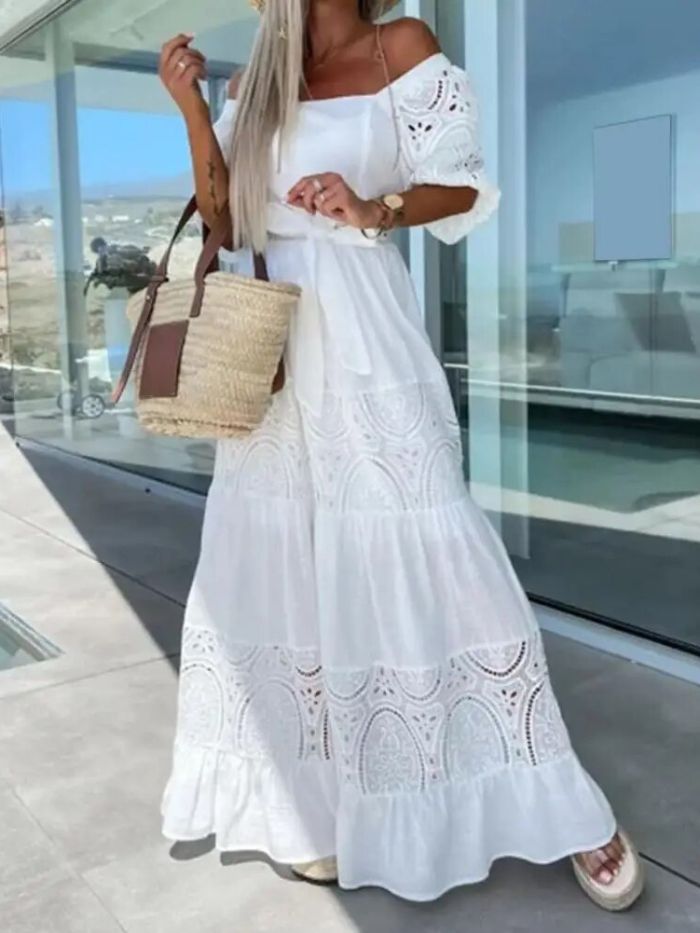 CHERVONNE - ELEGANT BREEZE MAXI DRESS