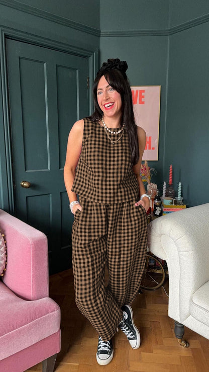 JESHA - CLASSIC CHARM PLAID SET