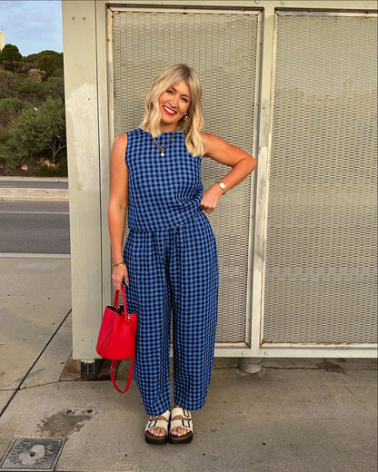 JESHA - CLASSIC CHARM PLAID SET