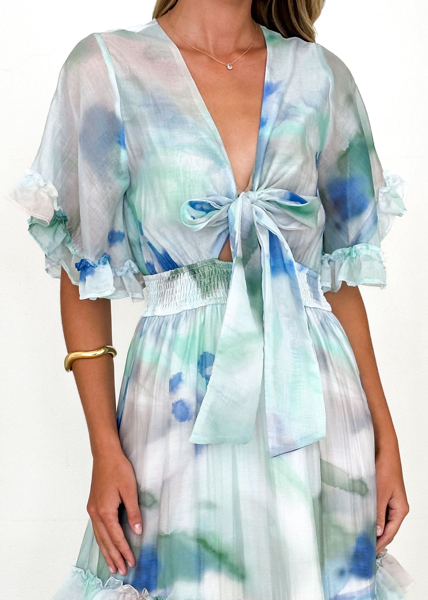 HALLEY - HORIZON HAZE MINT DRESS