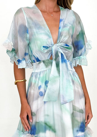 HALLEY - HORIZON HAZE MINT DRESS