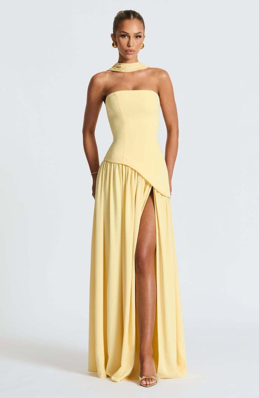 SUNSET ELEGANCE GOLDEN HOUR DRESS