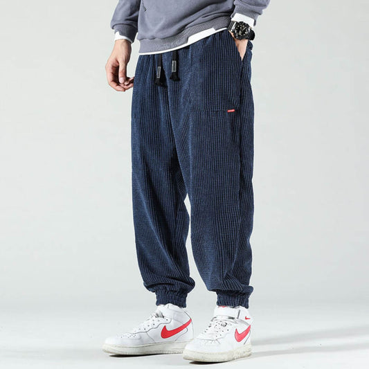 JUDD -  STREAMLINED CORDUROY TRACK PANTS