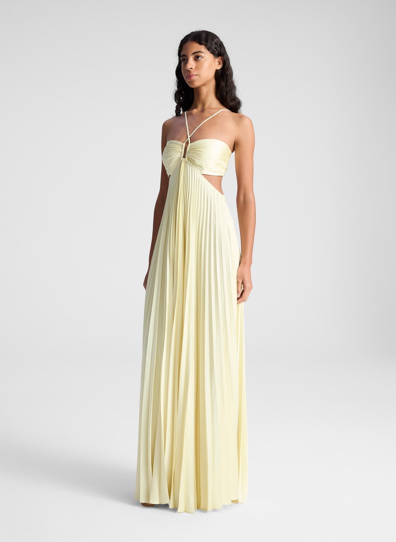 ARGANIESZKA - SUMMER HALTER MAXI DRESS