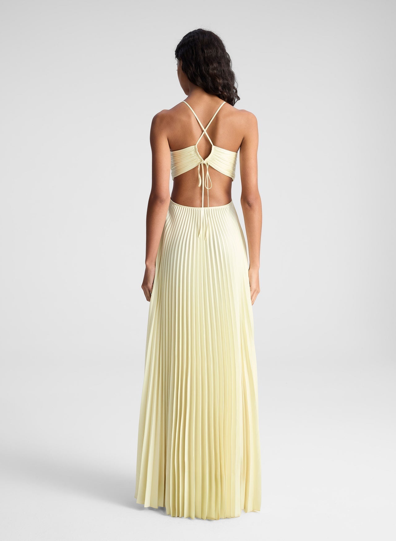 ARGANIESZKA - SUMMER HALTER MAXI DRESS