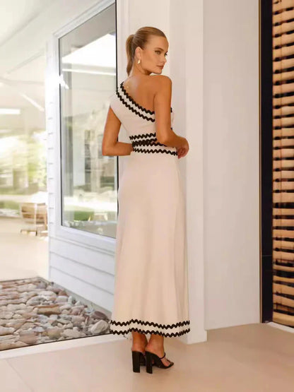 AUBE - ONE-SHOULDER DRESS