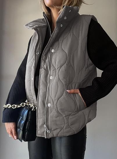 PAMU - CHIC CITY COLLARED PUFFER VEST