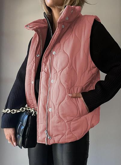 PAMU - CHIC CITY COLLARED PUFFER VEST