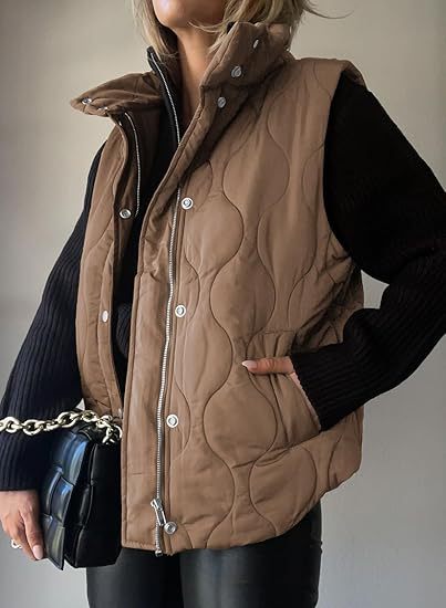 PAMU - CHIC CITY COLLARED PUFFER VEST