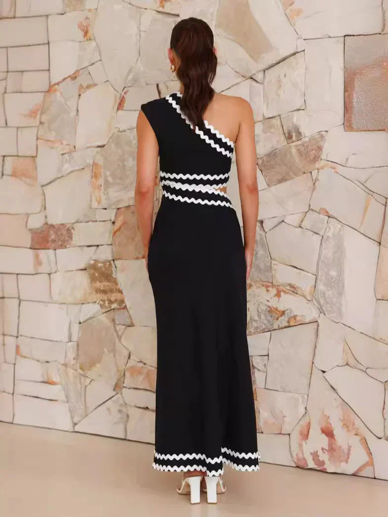 AUBE - ONE-SHOULDER DRESS