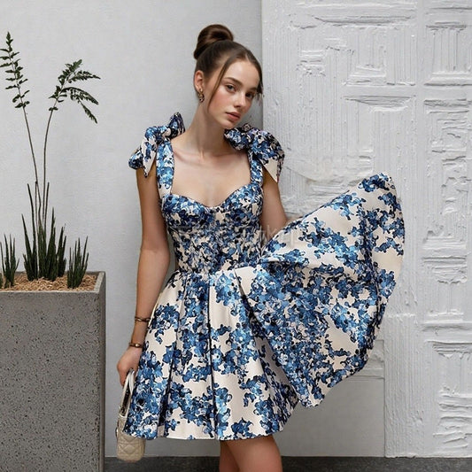 RHODORA - BOTANICAL BEAUTY BOW DRESS