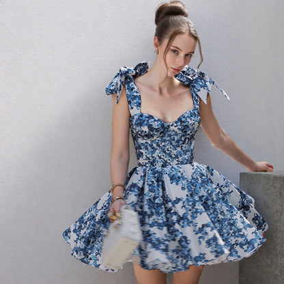 RHODORA - BOTANICAL BEAUTY BOW DRESS