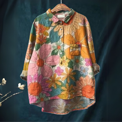 Faye | Flower Print Shirt