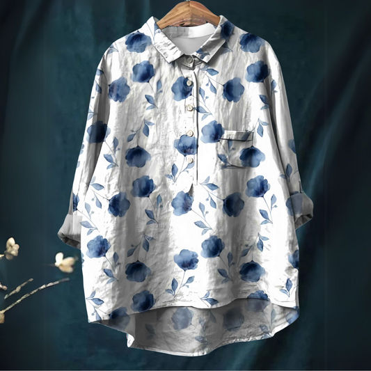 Deloris | Fish Print Shirt