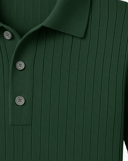 DEVIN - BREATHABLE KNIT POLO SHIRT