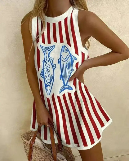 RISABELLE - ART SUMMER DRESS