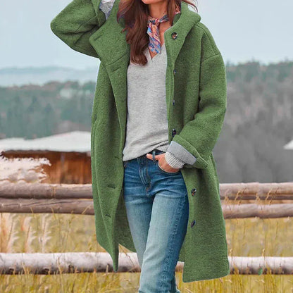 BELINDA - WARM HOODED OVERCOAT