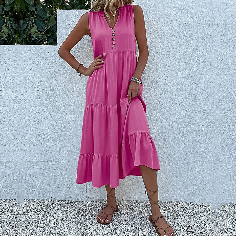 HOLLAND - BREEZY ELEGANT MAXI FLOW DRESS