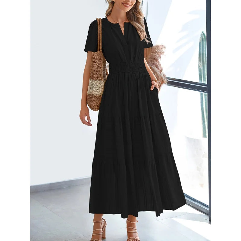 KARINA - SUNLIT BEAUTY ELEGANT DRESS