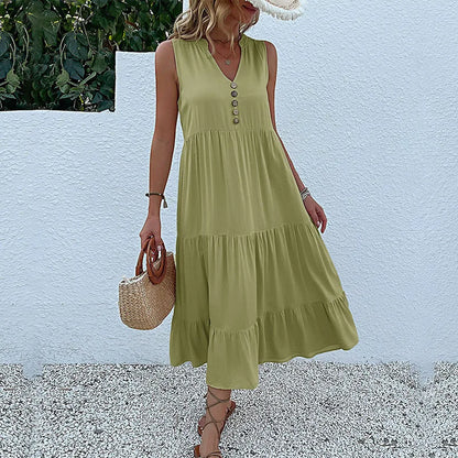 HOLLAND - BREEZY ELEGANT MAXI FLOW DRESS