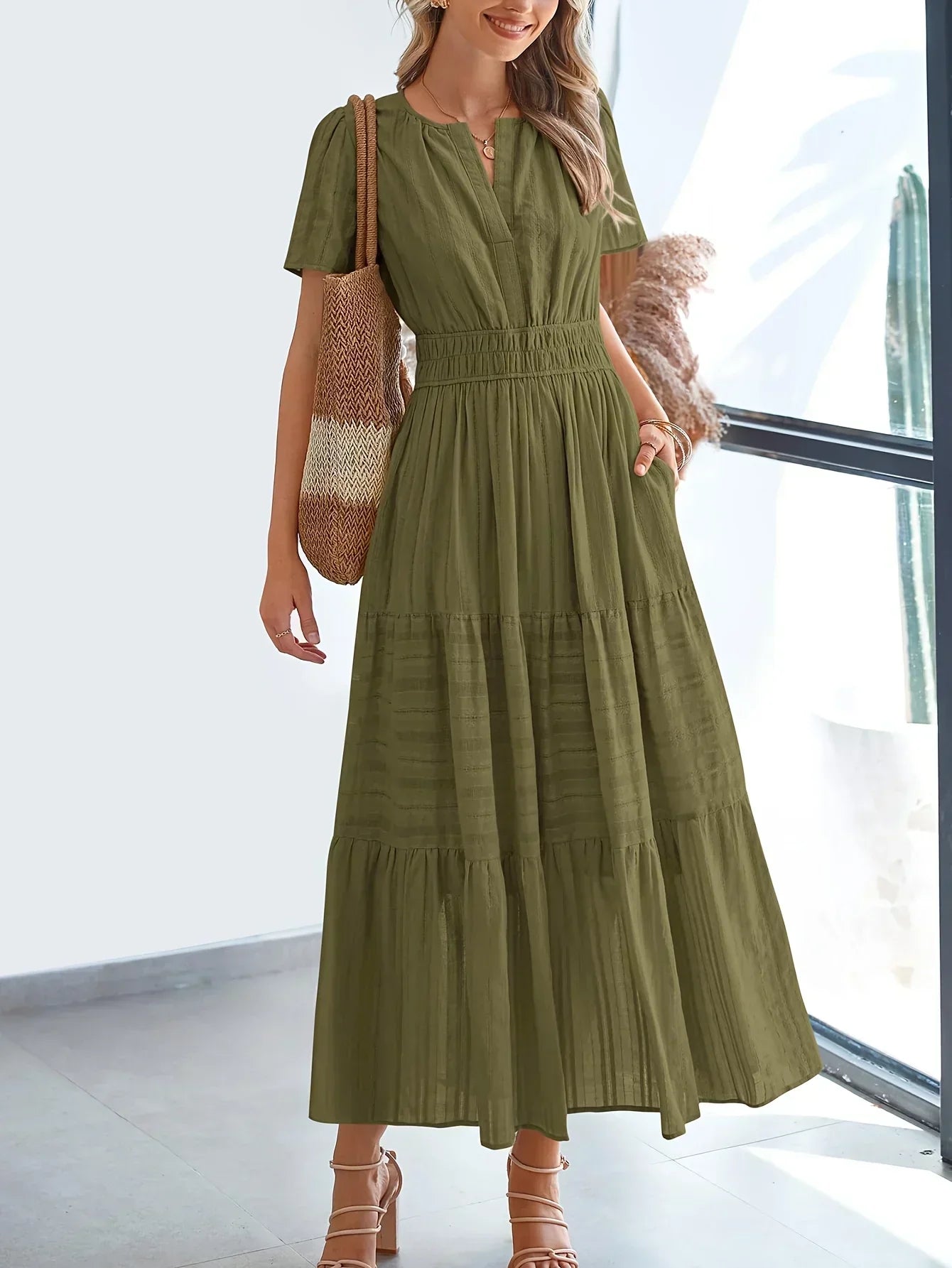 KARINA - SUNLIT BEAUTY ELEGANT DRESS