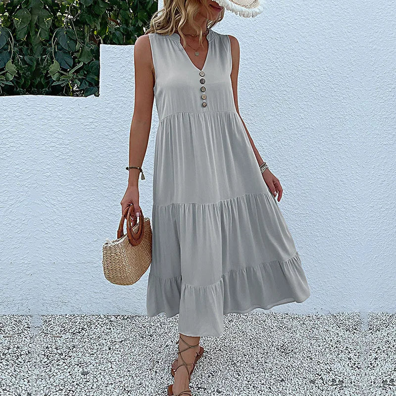 HOLLAND - BREEZY ELEGANT MAXI FLOW DRESS
