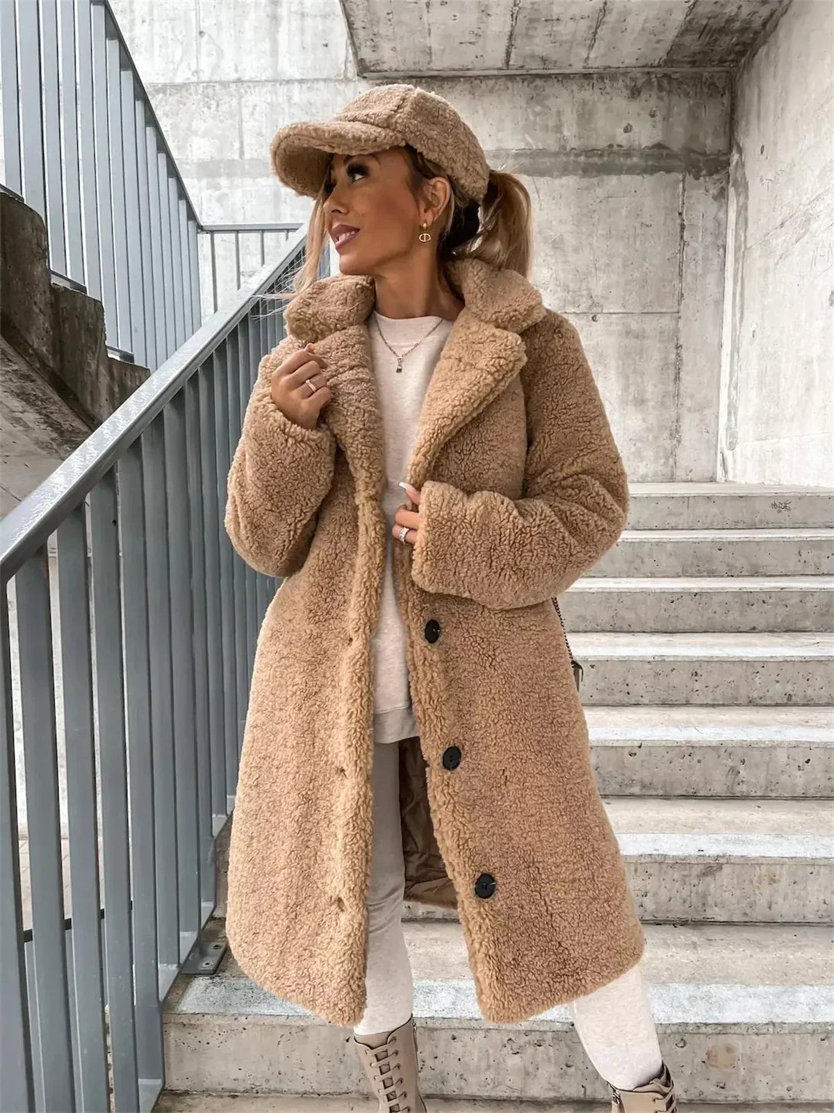 CARALINE - FLEECE FROST COAT
