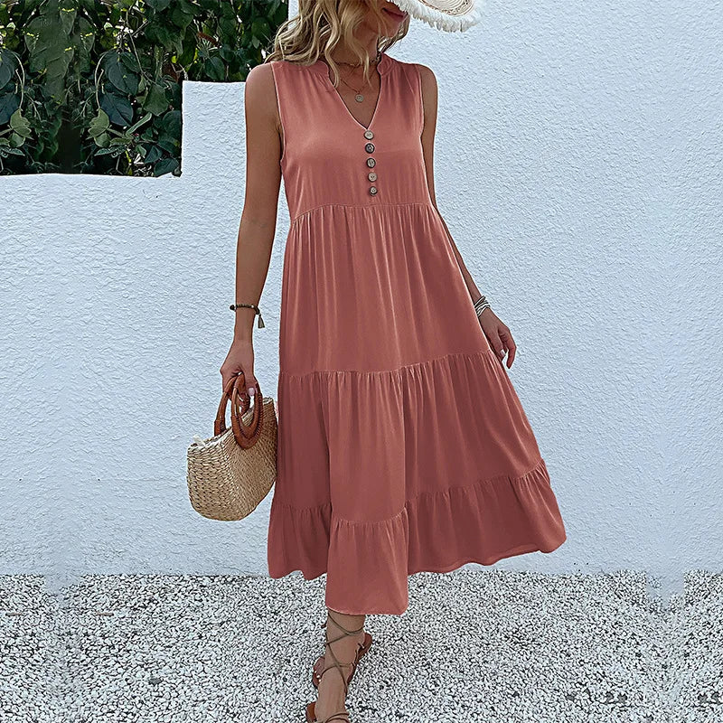 HOLLAND - BREEZY ELEGANT MAXI FLOW DRESS
