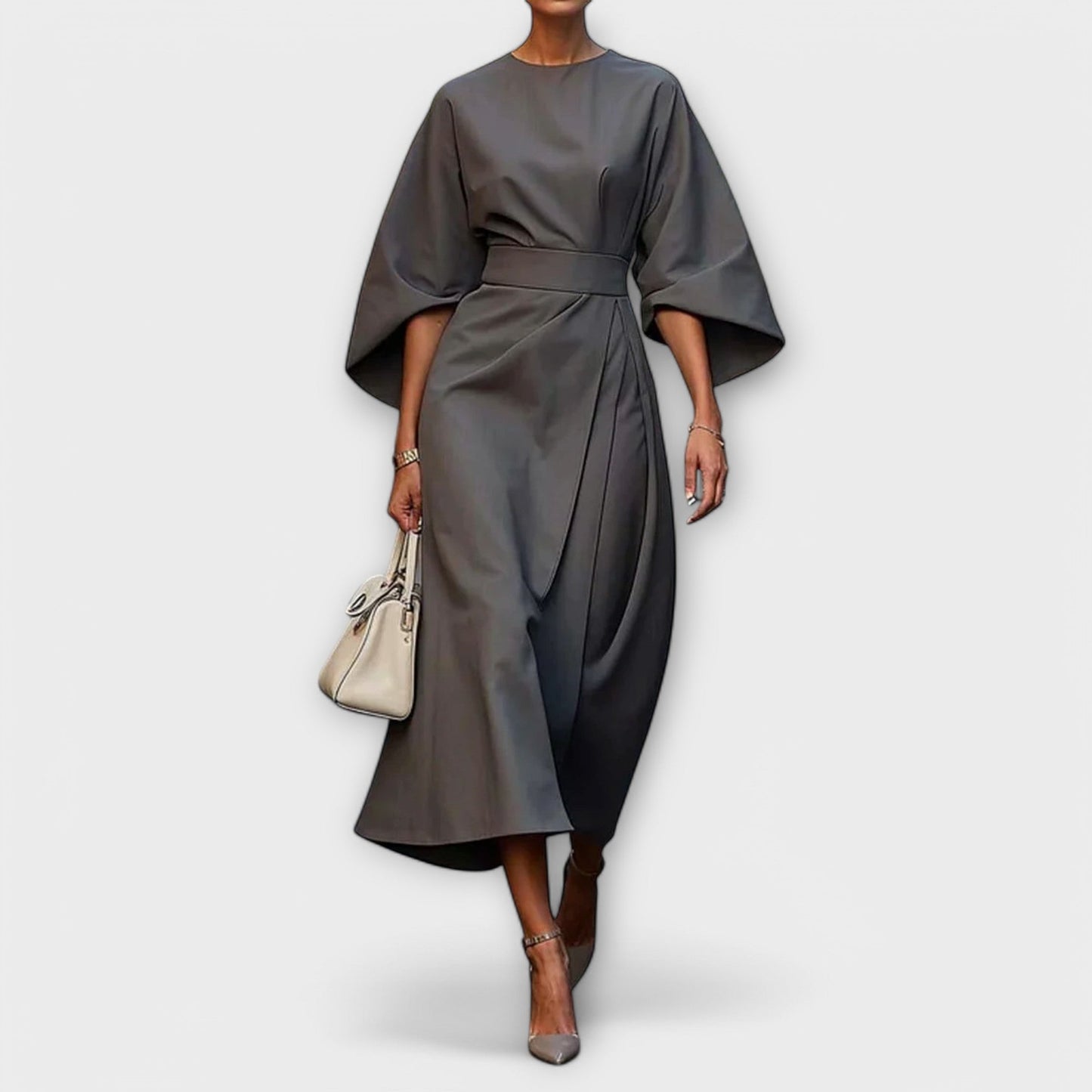 ZION - LUXURY SLEEVED DRESS