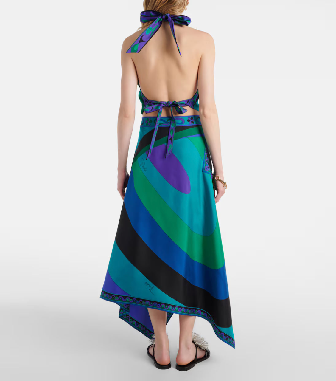 DIAMOND - COBALT JADE VIOLET SILK SET