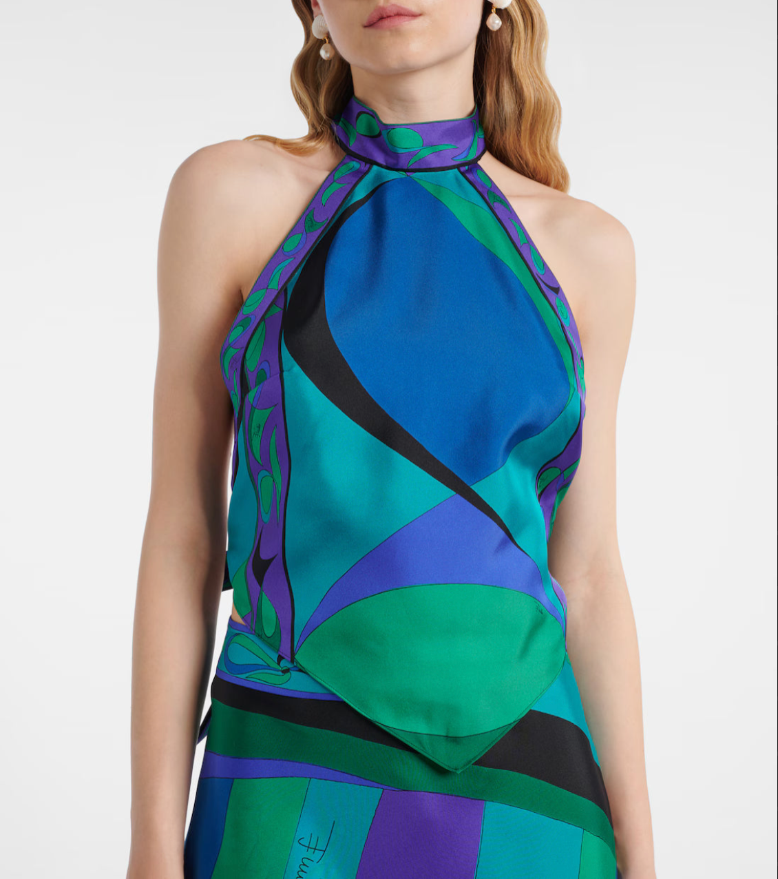 DIAMOND - COBALT JADE VIOLET SILK SET