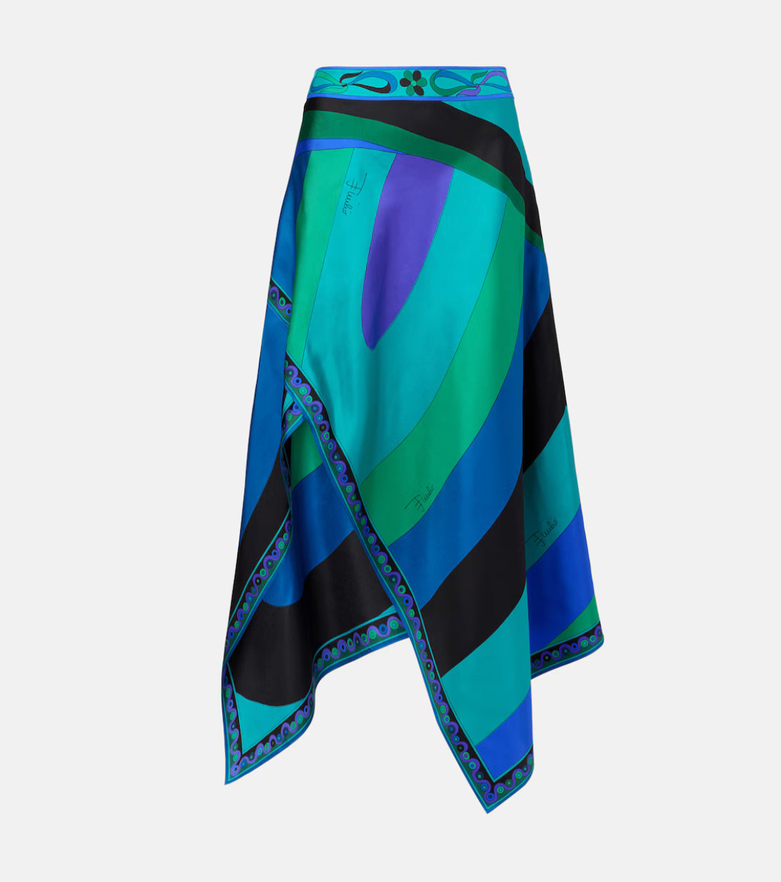 DIAMOND - COBALT JADE VIOLET SILK SET