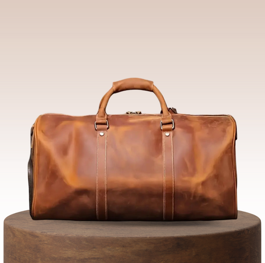 Callahan | Premium Leather Travel Duffel Bag