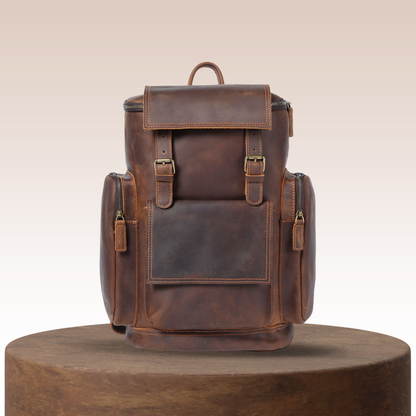 Ellison | Leather Laptop Backpack for Everyday Commute