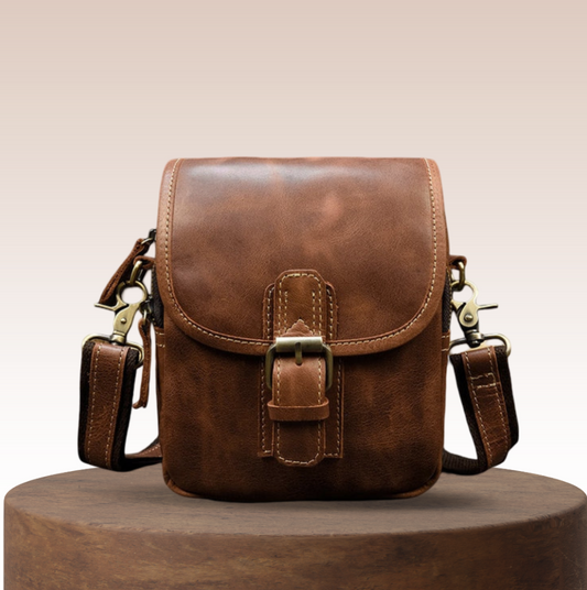 Damon | Genuine Leather Shoulder Bag for Men
