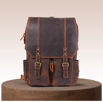 Biefeld | Vintage-Style Leather Rucksack for Everyday Use