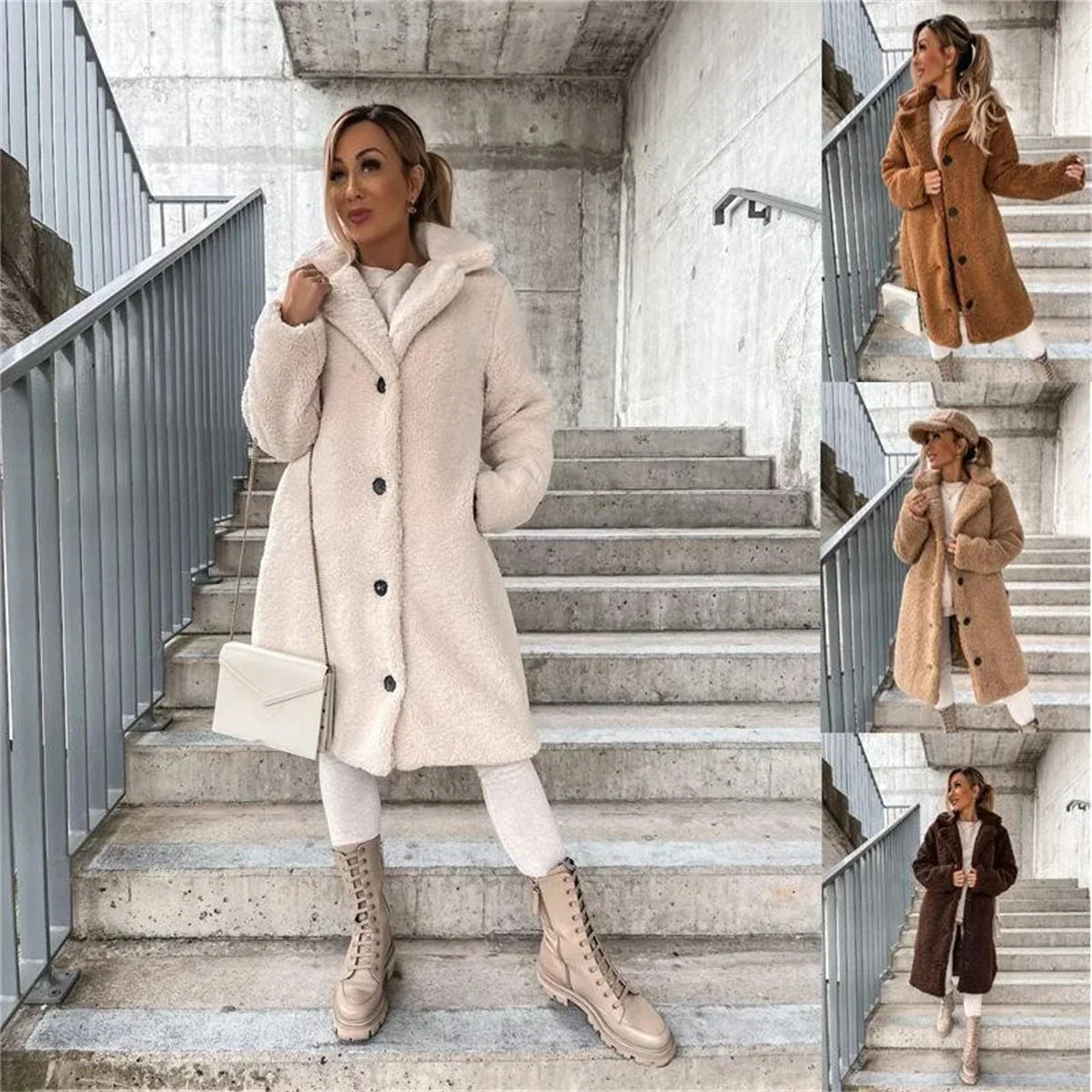 CARALINE - FLEECE FROST COAT
