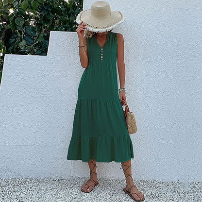 HOLLAND - BREEZY ELEGANT MAXI FLOW DRESS