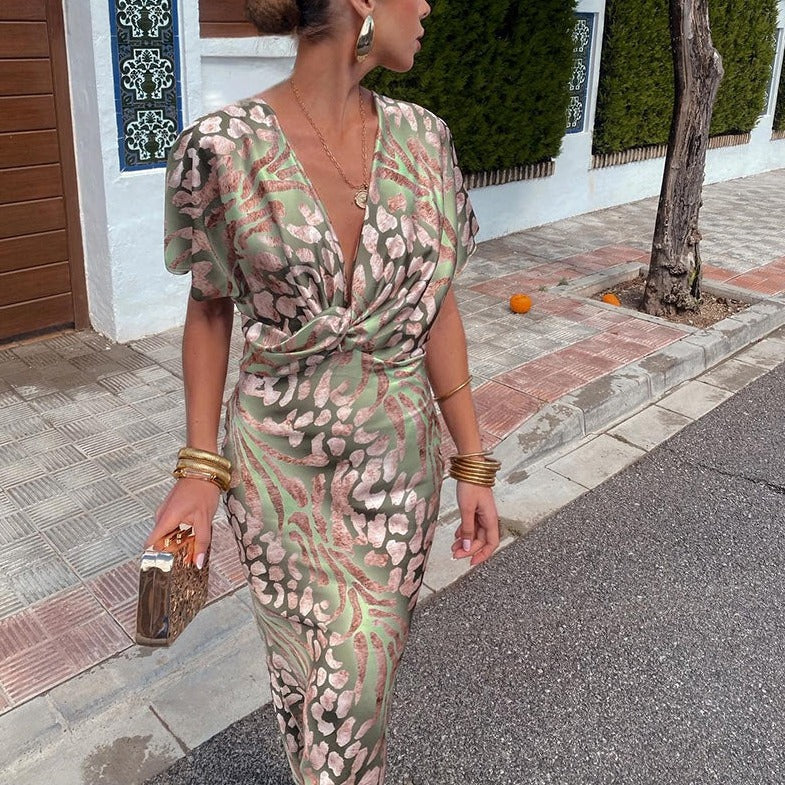 BREGENDAHL - ELEGANT SILK DRESS