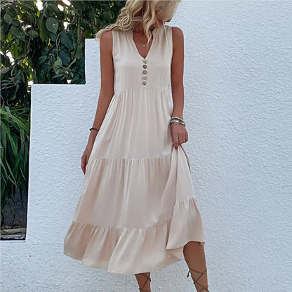 HOLLAND - BREEZY ELEGANT MAXI FLOW DRESS