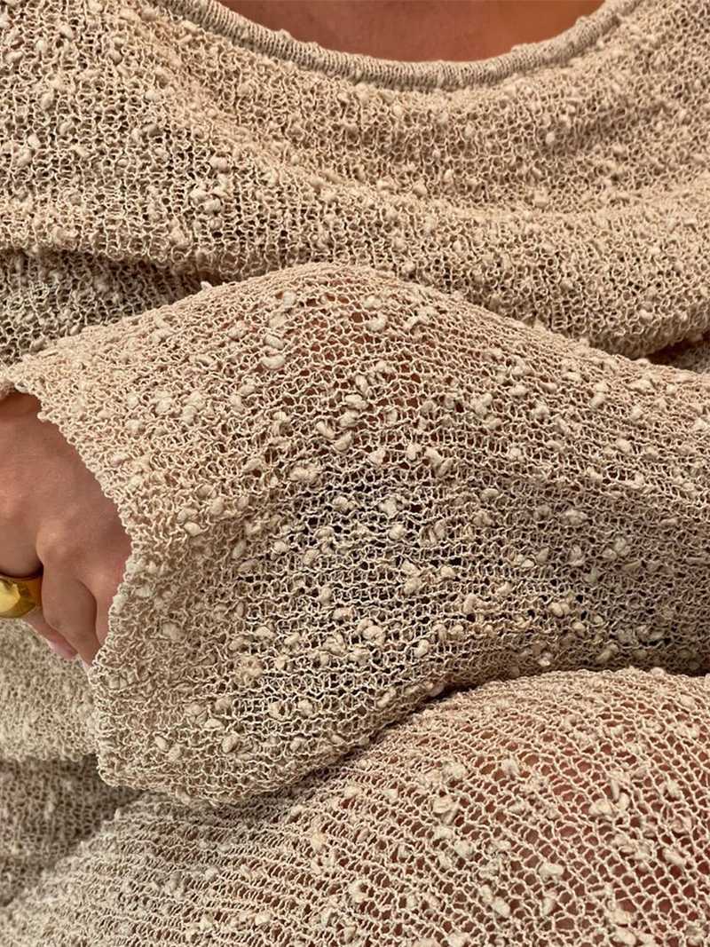 ATHENA - TEXTURED GLAM MAXI DRESS