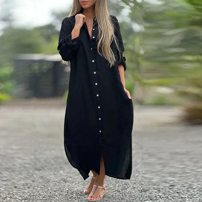 VELINA - RELAXED AIRY & WAIST-FLATTERING DRESS SHIRT