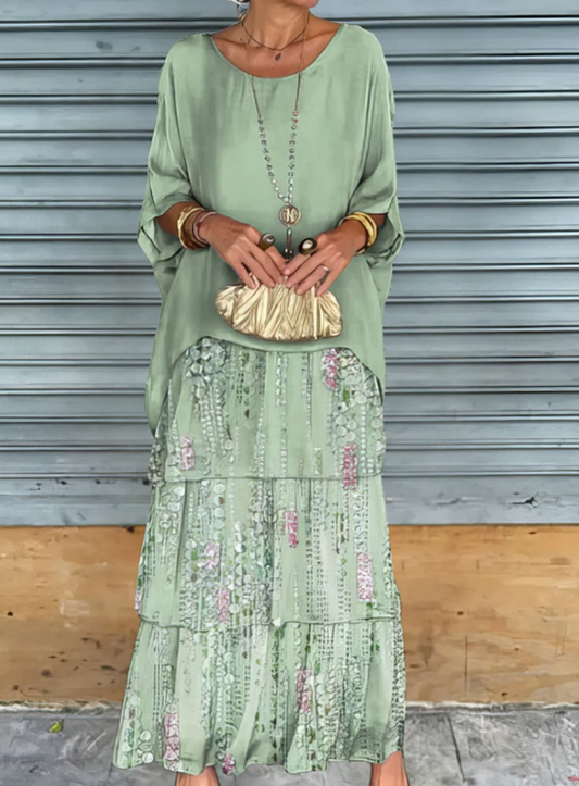 Carolina™ - Elegant Tummy Covering Maxi Dress