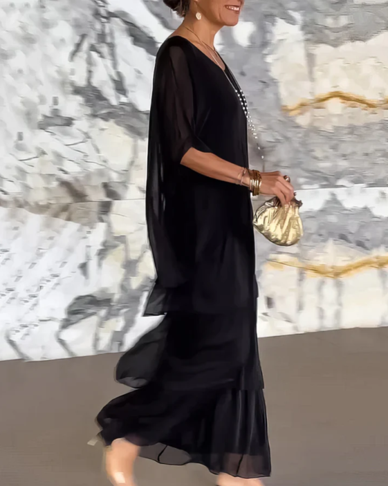 Carolina™ - Elegant Tummy Covering Maxi Dress