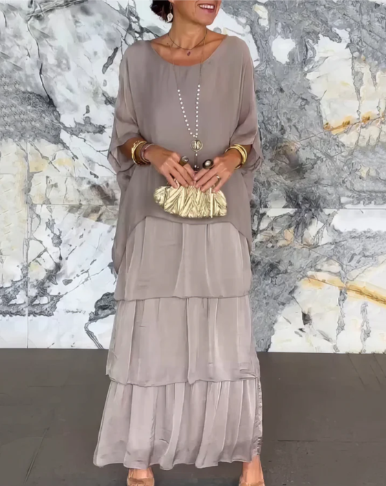 Carolina™ - Elegant Tummy Covering Maxi Dress